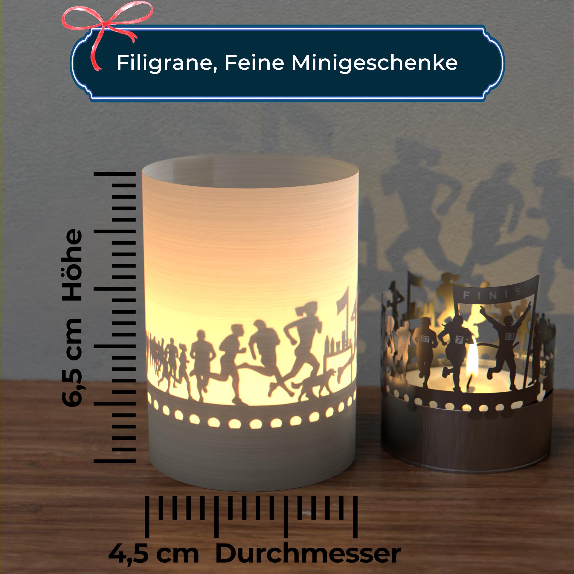 1051_Marathon_Sport_Geschenk_Kerze_Teelicht_Schattenspiel_Motivkerze_Finisher-Souvenir_Marathon-Dekoration_Wohnaccessoire_Sport-Deko_Marathon-Erinnerung