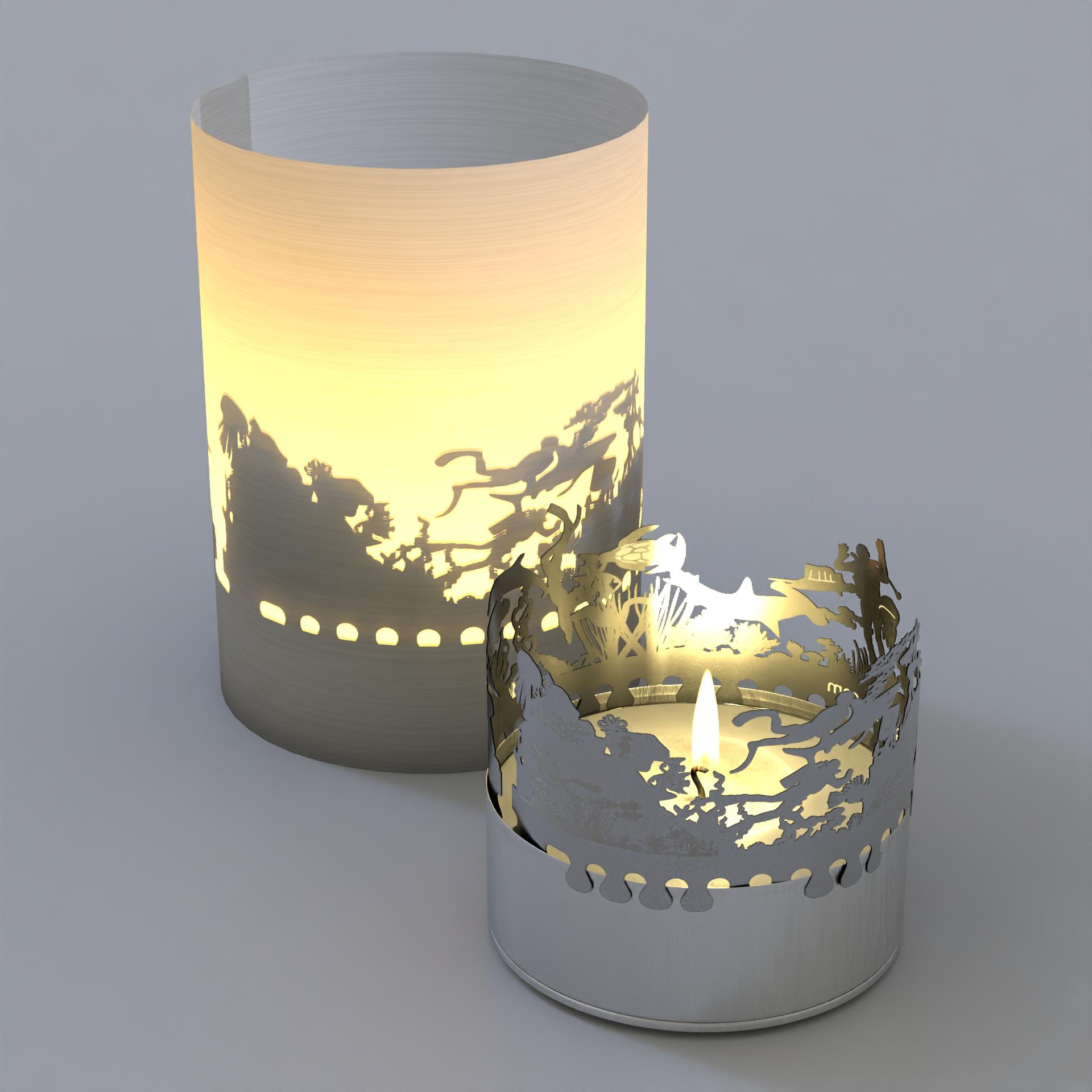 1071_Tauchen_Geschenk_Kerze_Windlicht_Unterwasserwelt_Schattenspiel_Meeresbewohner_Korallen_Wasser_Fischschwaerme_Delphin_Hai_Quallen_Schiffswrack_Wohnaccessoire