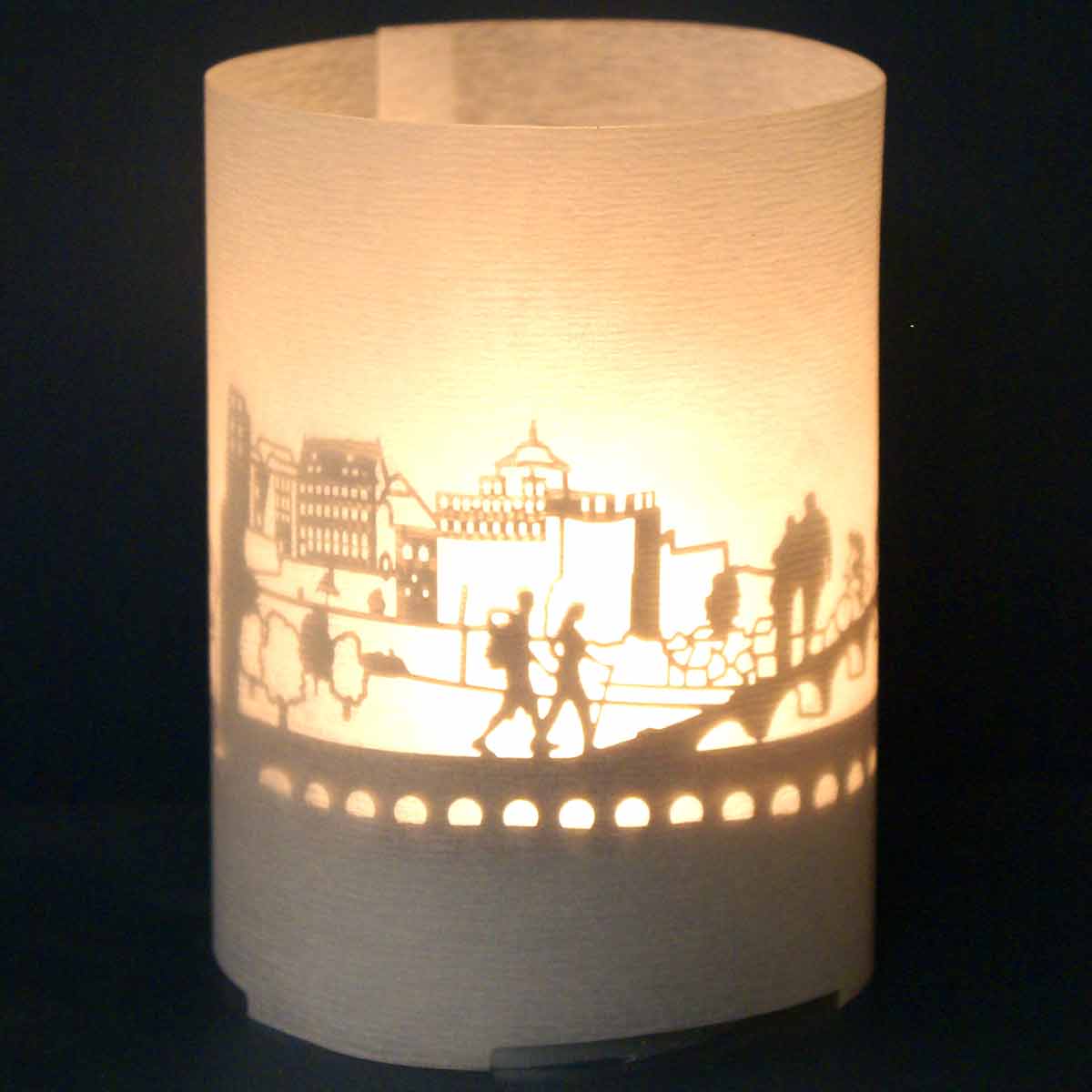 1124_Heidelberg_Firmenpraesent_Kundengeschenk_Motivkerze_Souvenir_Skyline_Schattenspiel_Teelicht-Windlicht_Postkarte_Schloss_Altstadt_Neckar_Heiliggeistkirche