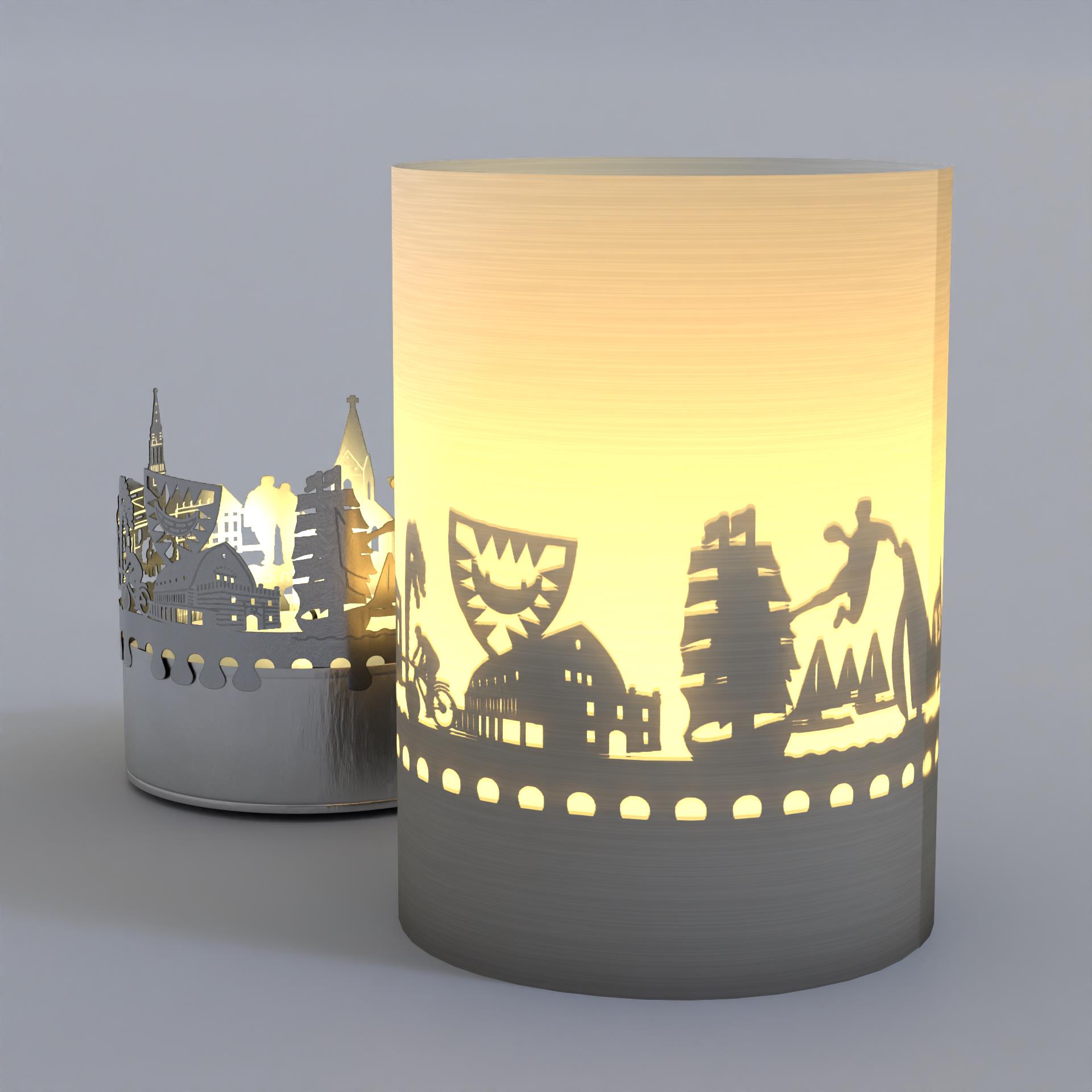 1137_Kiel_Mitbringsel_Teelicht-Windlicht_Souvenir_Skyline_Postkarte_Stimmungslicht_Marine-Denkmal_Nikolaikirche_Kieler-Woche_Schifffahrtsmuseum_maritim_Ostsee