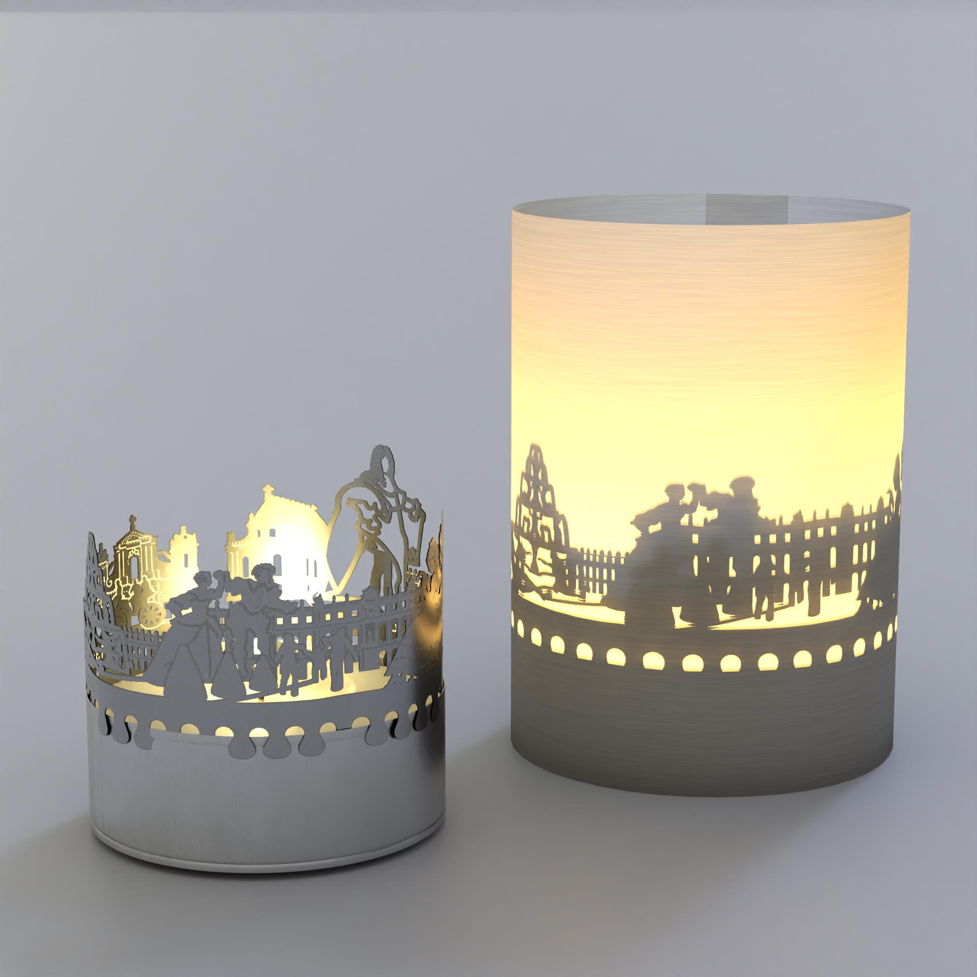 1183_Versailles_Teelicht-Windlicht_Postkarte_Schattenspiel_Souvenir_Motivkerze_Skyline_Cathedrale-Saint-Louis_Fontaine-de-la-Pyramide_Chateau-de-Versailles