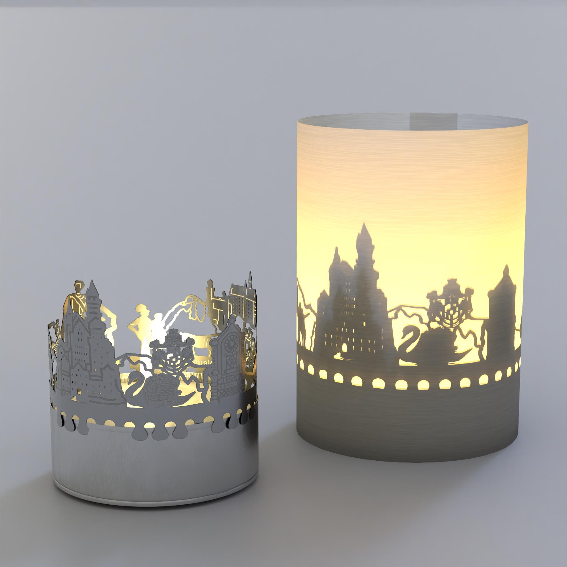 1236_Neuschwanstein_Motivkerze_Geschenk_Wohnaccessoire_Schattenspiel_Teelicht-Windlicht_Postkarte_Maerchenschloss_Ludwig-II_Allgaeu_Poellatschlucht_Marienbruecke