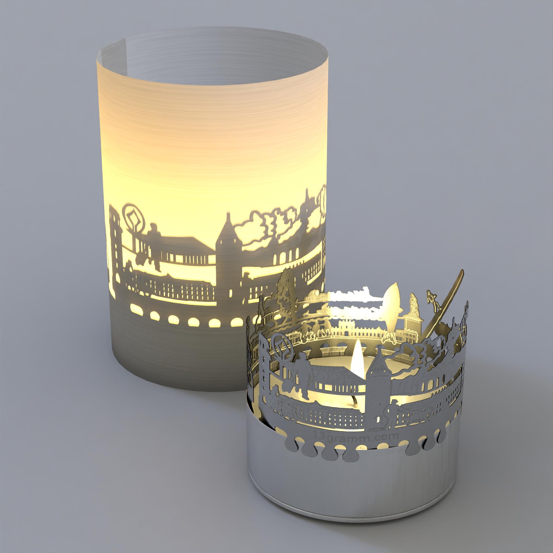 1258_Kassel_Geschenk_Schattenspiel_Kassel-Motive_Souvenir_Kerze_Skyline_Kassel-Sehenswuerdigkeiten_Teelicht-Windlicht_Postkarte_Stadthalle-Kassel_Himmelsstuermer