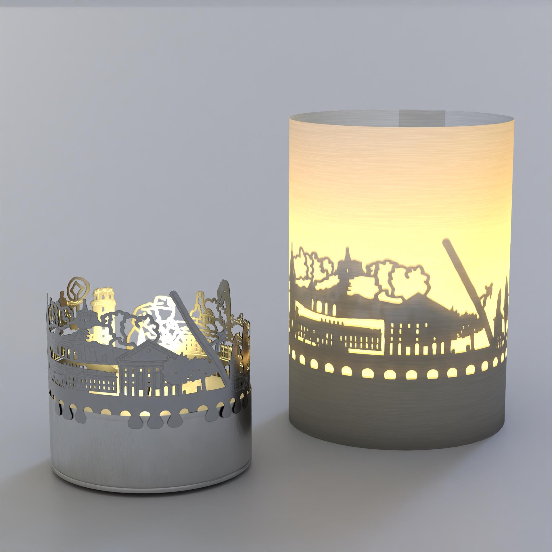 1258_Kassel_Motivkerze_Schattenspiel_Touristen_Kassel-Motive_Kassel-Souvenir_Stimmungslicht_Geschenkidee_Postkarte_Mitbringsel_Zwehrener-Turm_Schloss-Wilhelmshoehe