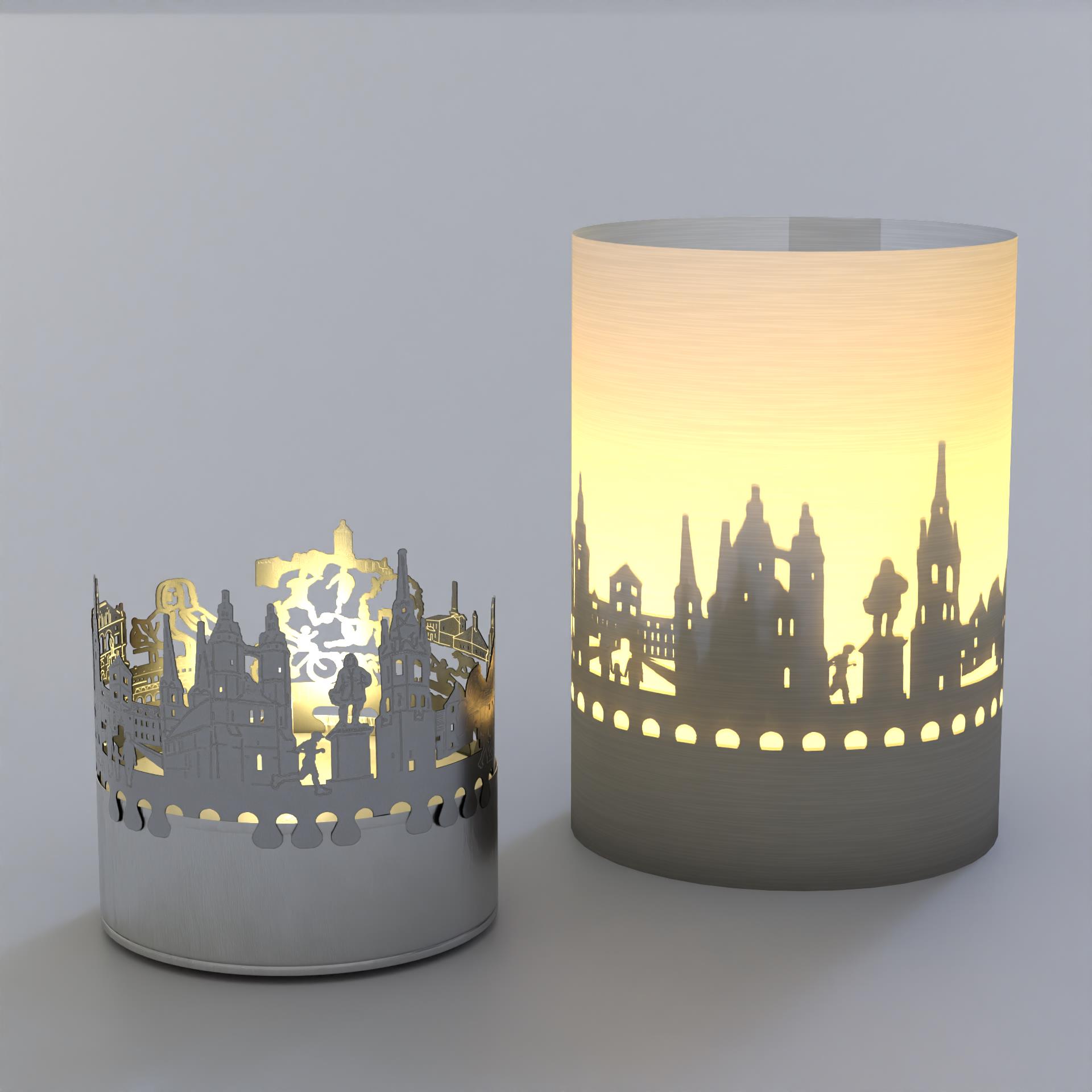 1268_Halle_Urlaub_Mitbringsel_Souvenir_Skyline_Teelicht-Windlicht_Schattenspiel_City-Light_Haendelstadt_Roter-Turm_Halloren-und-Salinemuseum_Postkarte_Dom-zu-Halle