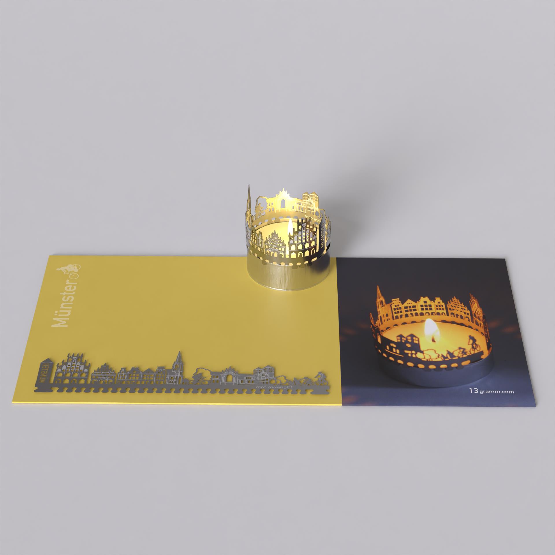 138_Muenster-Stadtlicht-Beleuchtung_Dekoration_Muenster_Souvenir_Skyline_Stimmungslicht_Stadtansicht_Friedenssaal_Aasee_Stadthafen_Fahrradstadt_Postkarte