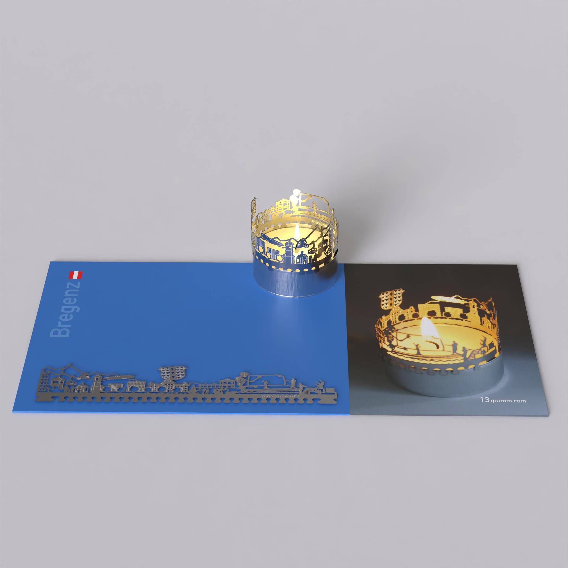 149_Bregenz_Motivkerze_Schattenspiel_Skyline_Postkarte_Geschenkidee_Pavillon_Bodensee_Nepomuk-Kapelle_Seebuehne_Touristen_Stimmungslicht_Mitbringsel_Deko_Souvenir