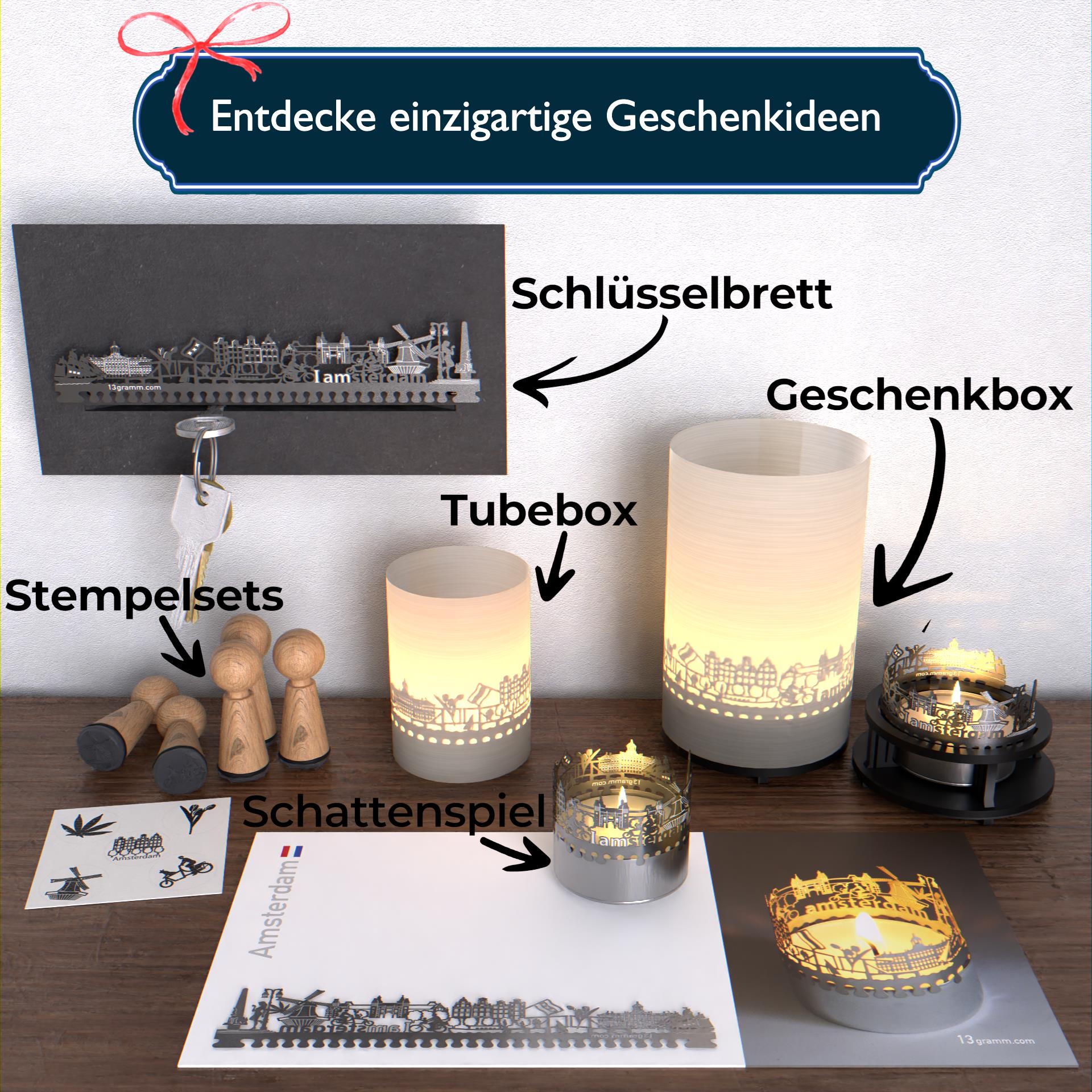 170_Grachtenfahrt_Amsterdam-Motivkerze_Skyline_Teelicht_Atmosphaerisches-Licht_Stimmungslicht_Sehenswuerdigkeiten_Souvenir_Mitbringsel_Grusskarte_Wohnboote_1