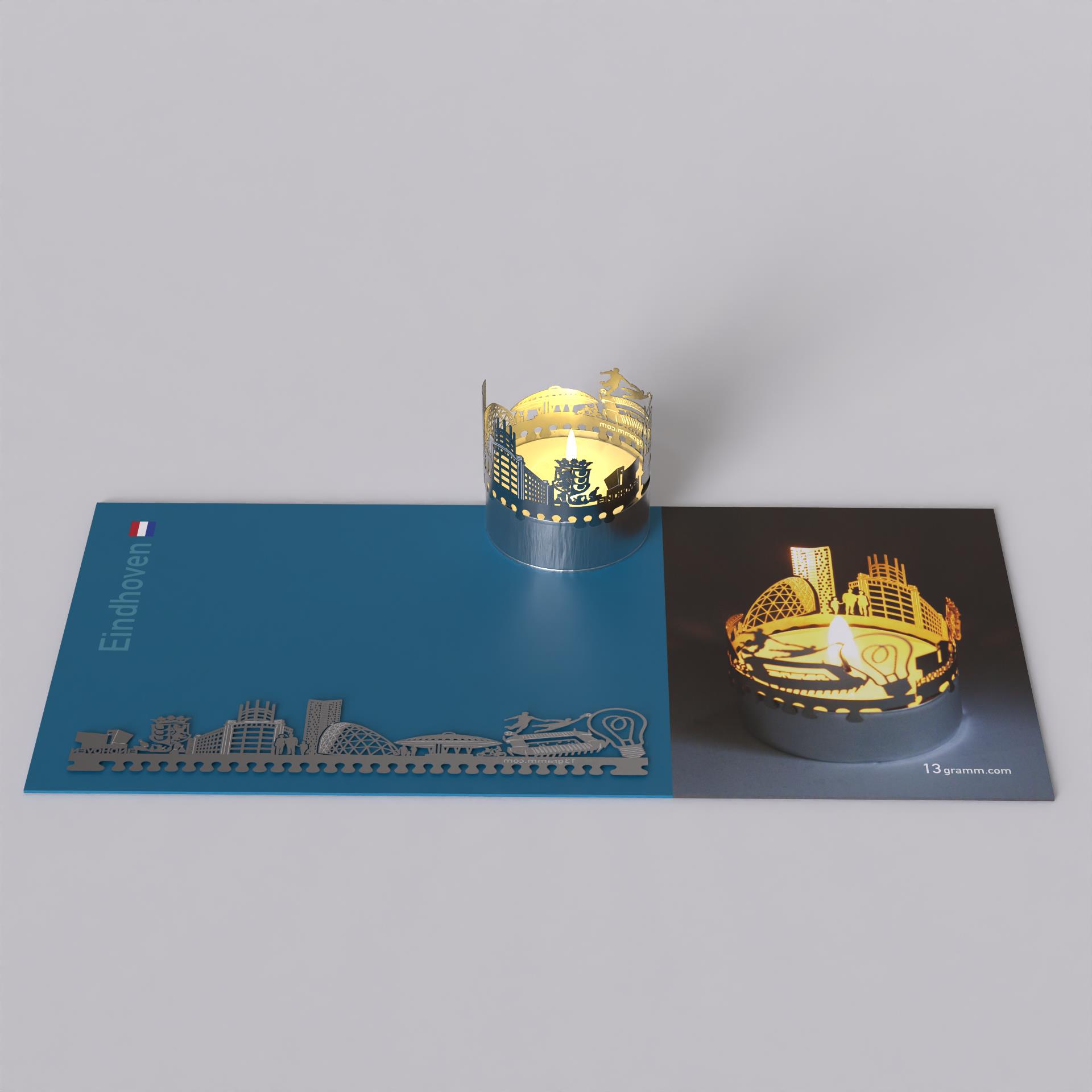 174_Eindhoven_Geschenk_Reiseandenken_Stadtansicht_Teelicht-Windlicht_Touristenattraktionen_Skyline_St_Katharina-Kirche_Licht-Projektion_Evoluon_Piazza-Blob