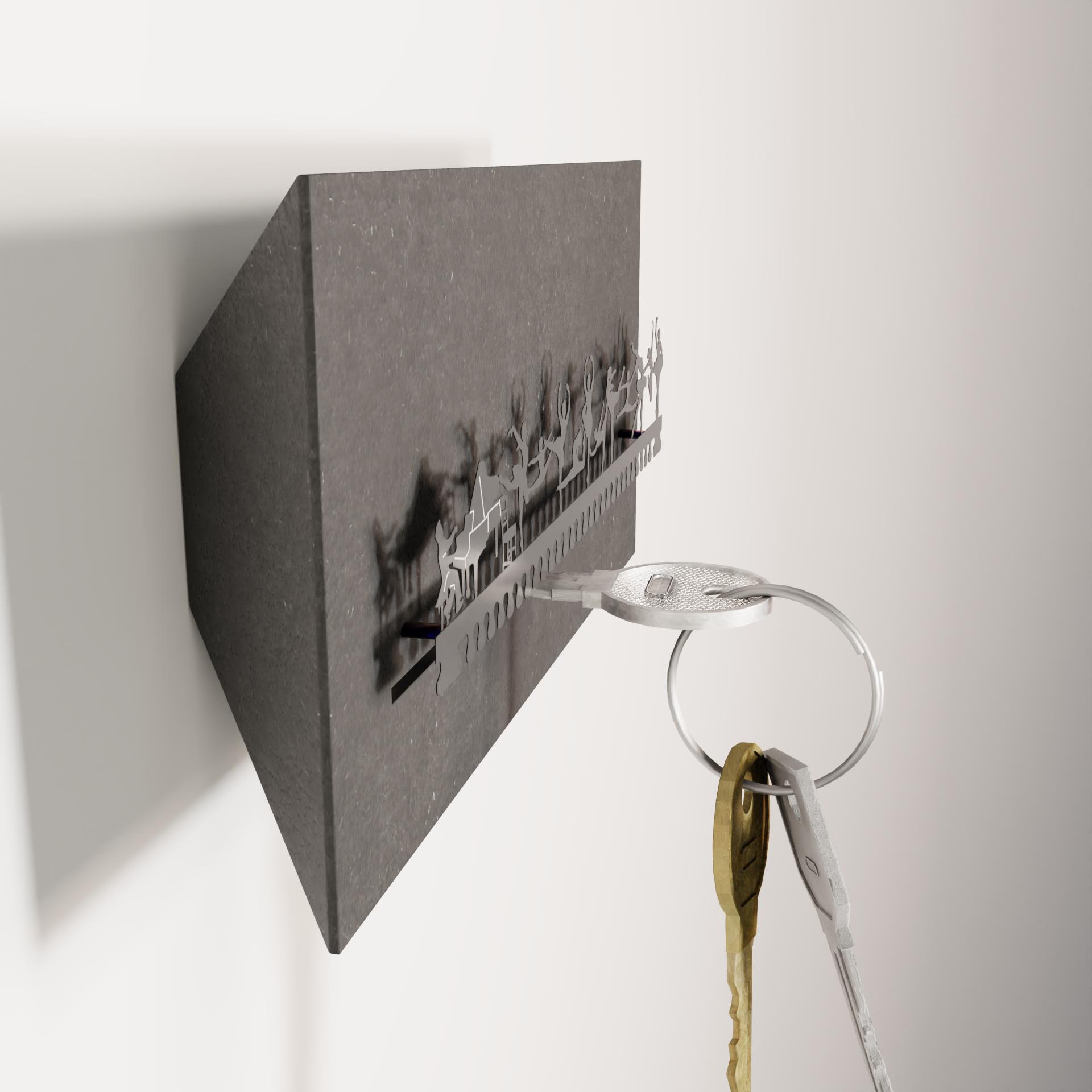 2064_Schluesselbrett_Ballett-Geschenk_Ballett-Liebhaber_Ballett-Dekor_elegantes-Design_Schluesselaufbewahrung_praktisch_Wohnaccessoire_Ballerinamotiv_Ballett-Motive