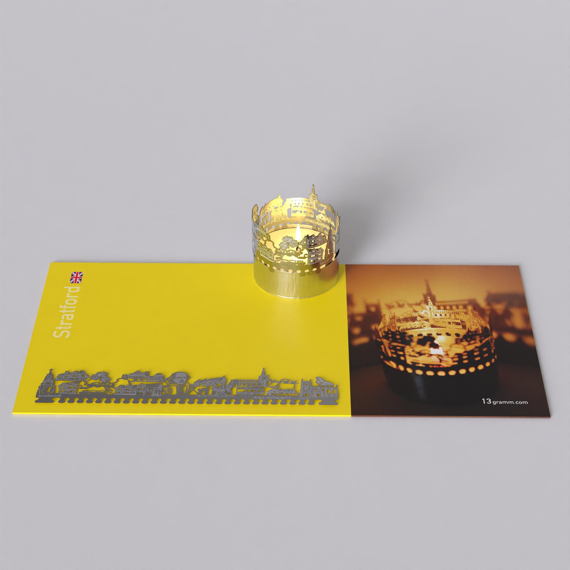 210_Stratford-Motivkerze_Skyline_Souvenir_Shakespeare-Stadt_Postkarte_Andenken_historische-Landschaft_Shakespeares-Geburtsort_Theaterwelt_Tudor-Architektur