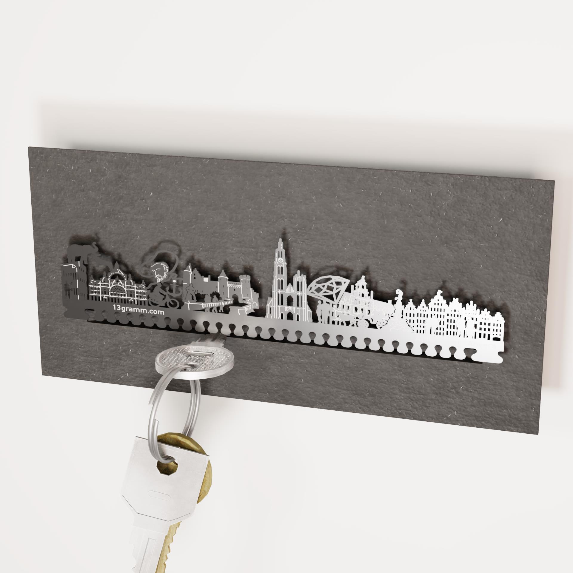 2181_Antwerpen_Schluesselbrett_Sehenswuerdigkeiten_Wohnaccessoire_elegant_Geschenk_Souvenir_Rubens_Standbeeld-van-Brabo_Gildehuizen_Central-station-Antwerpen