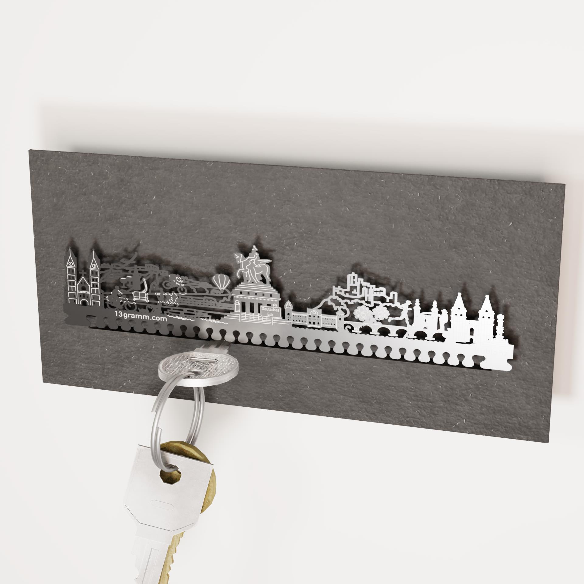 2222_Schluesselbrett-Koblenz_Souvenir_liebste-Hansestadt_Kastorkirche_Festung-Ehrenbreitstein_Rheinblick_Deutsches-Eck_Moselblick_wunderbares-Geschenk
