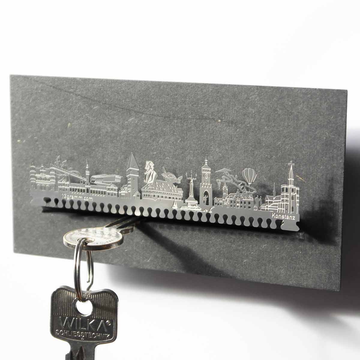 2439_Konstanz_Schluesselbrett_Wohnaccessoire_Geschenk_Souvenir_Bahnhof-Konstanz_Rheintor-Turm_Bodensee_Konstanzer-Muenster_Lago-Bruecke
