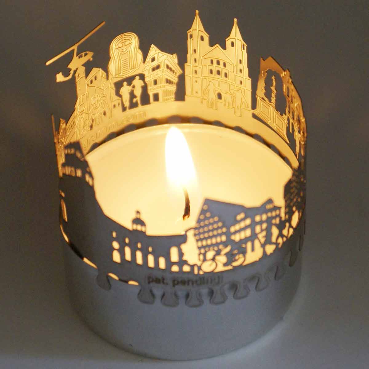 270_Hildesheim_Geschenk_Skyline_Postkarte_Kerze_Stimmungslicht_Souvenir_Hildesheimer-Sehenswuerdigkeiten_Tragschrauber_Mera-Luna_Aegyptisches-Museum_Stadtansicht_1