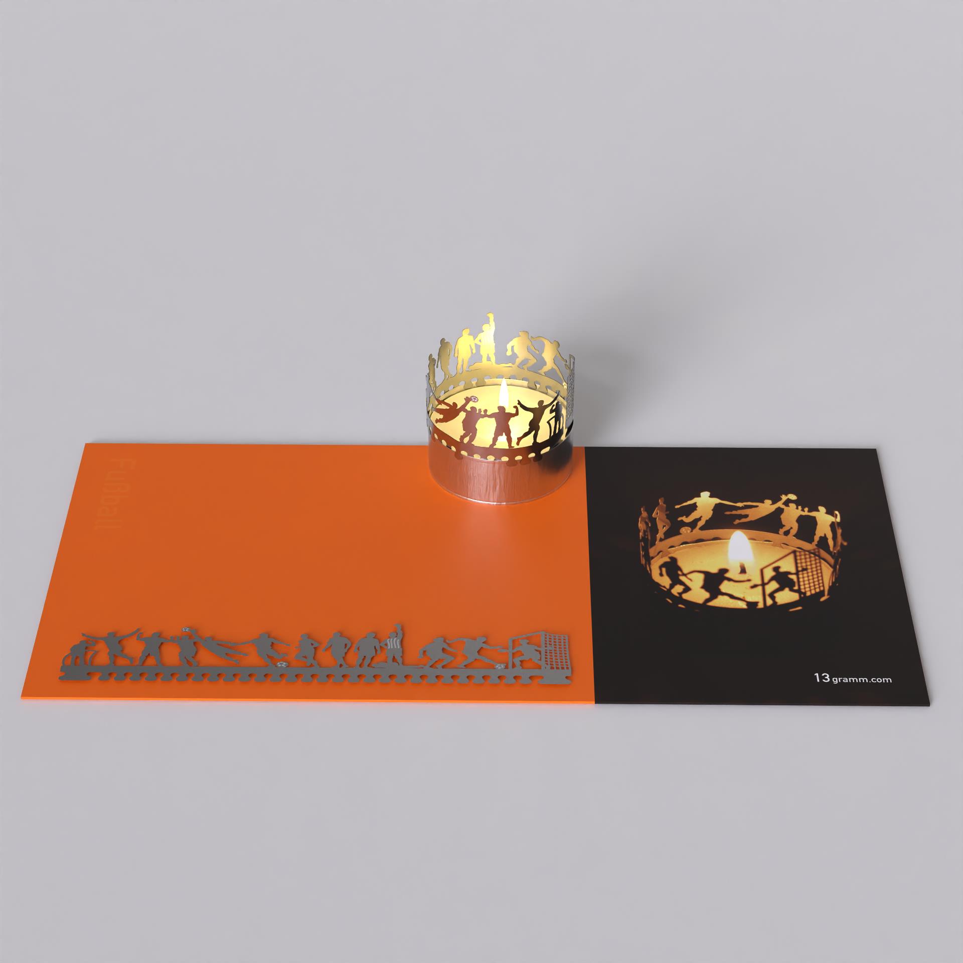 52_Fussball_Motivkerze_Teelichthalter_Schattenspiel_Geschenk_Atmosphaere_Postkarte_Torwart_Trainer_Rote-Karte_Tor_Anstoss_Elfmeterschiessen_Fussballspiel