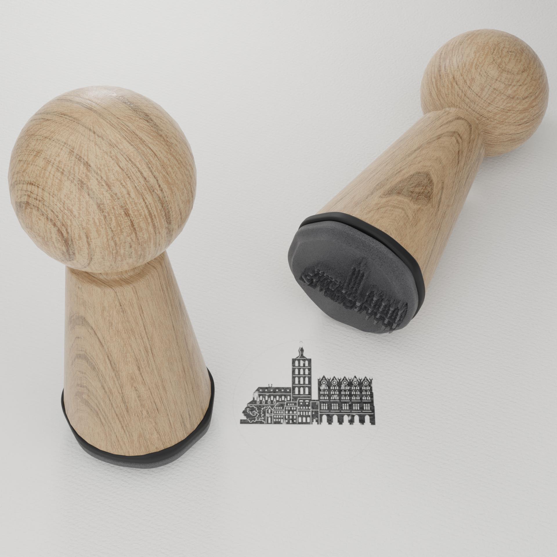 9226_Stempel_Stadtmotive_Stralsund_Ostseekueste_Grusskarten_Schnitzprojekte_Kunsthandwerk_Kreativset_Architektur_Bastelzubehoer_Geburtstagskarten_Geschenkideen